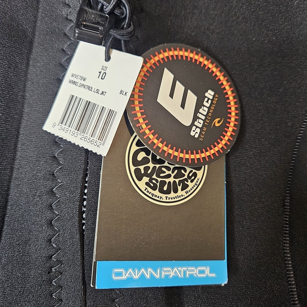 Ripcurl Women's Dawn Patrol Longsleeve Jacket Full Zip 1.5mm Size 10 - Picture 2 of 7